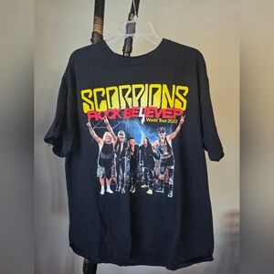 Official Tour Nerch Scorpions Rock Believer World Tour 2022 T-Shirt